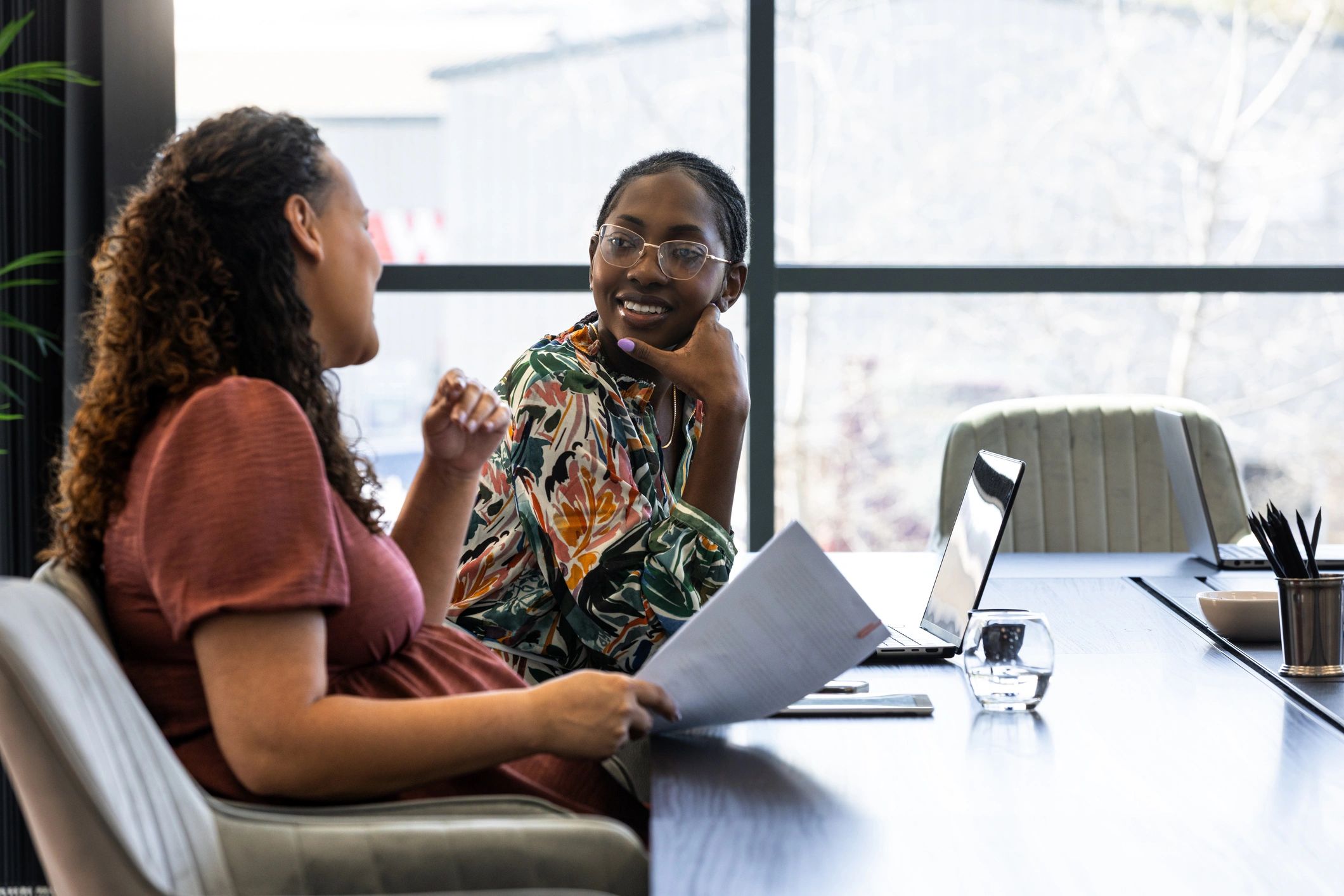Technology consultation between support professional and client